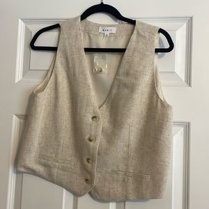 Linen vest